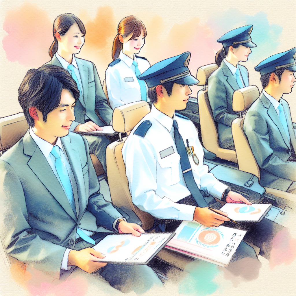 研修を受けるドライバーたちの様子