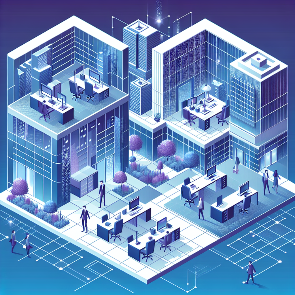 企業のオフィスや働く様子を映した動画のスクリーンショット