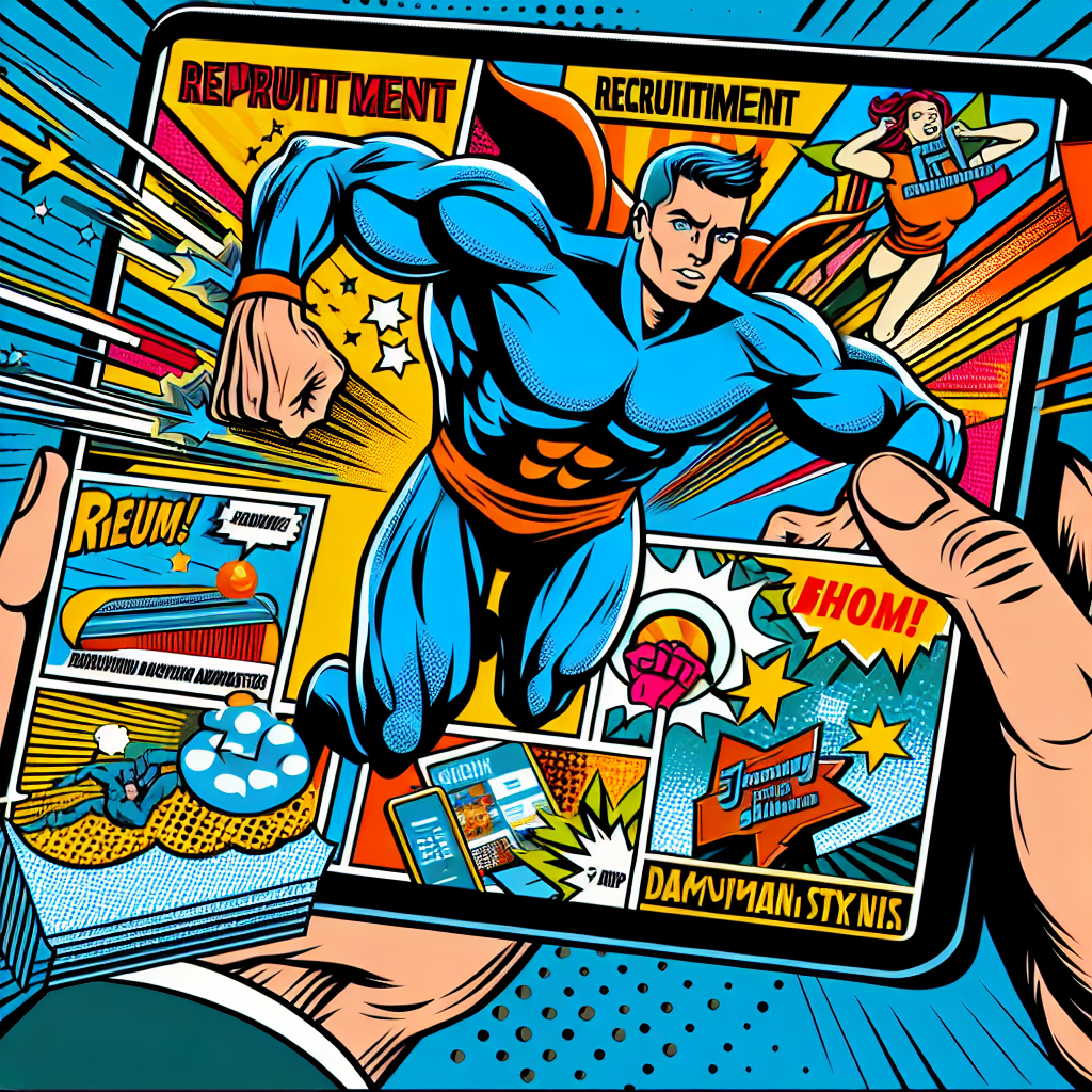 デジタルマーケティングを活用した求人広告のイメージ