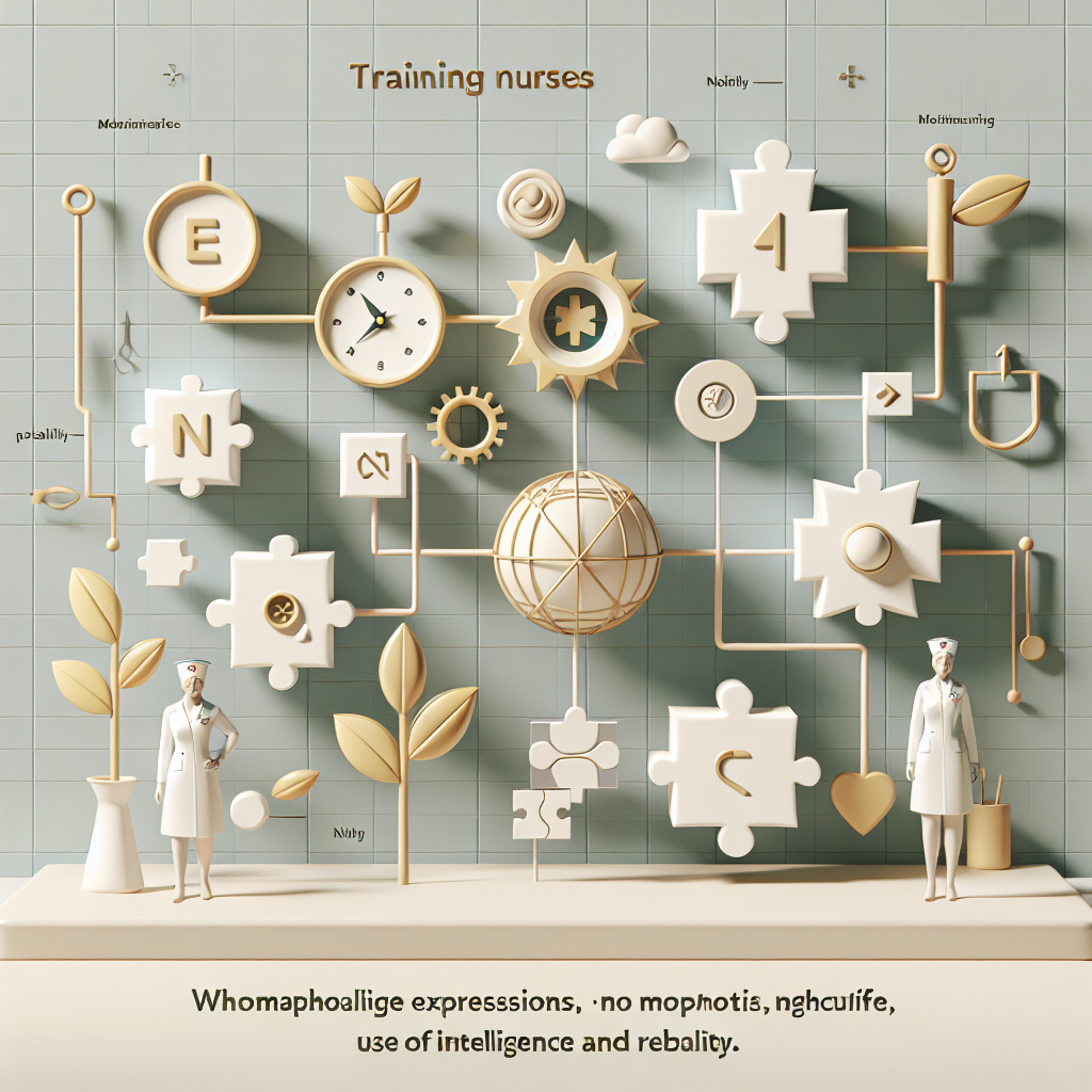 看護師が研修を受けている様子