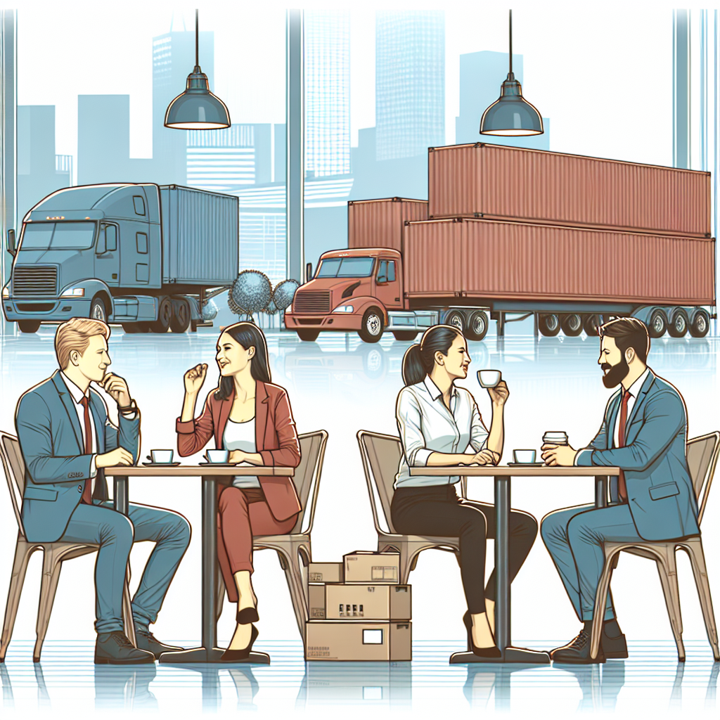 物流企業の職場環境改善のイメージ