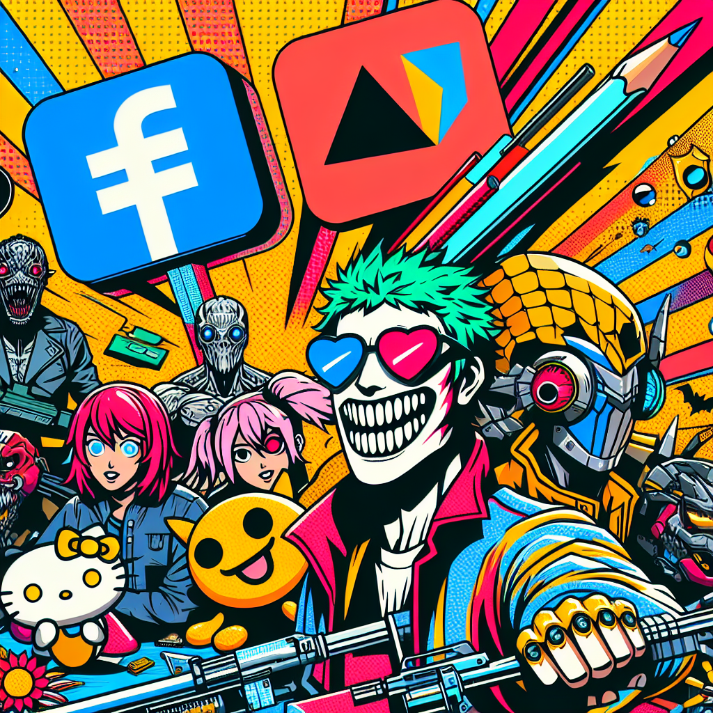 SNSプラットフォームのロゴとそれぞれの特徴を示す図