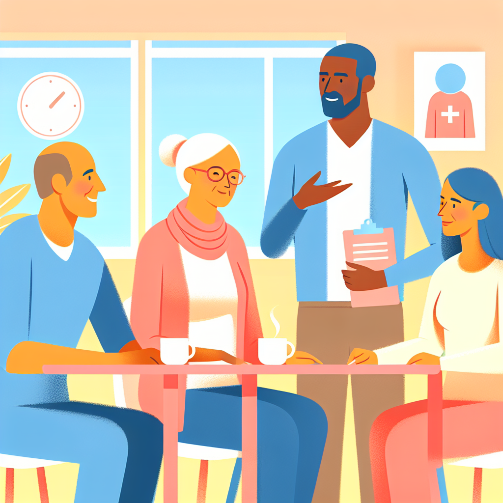 介護施設での研修風景