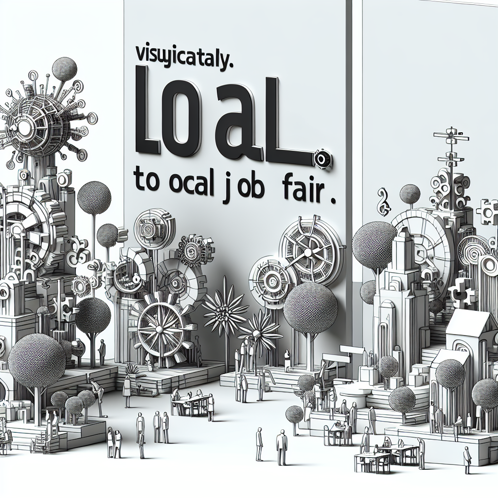 地元の採用イベントで賑わう会場の様子