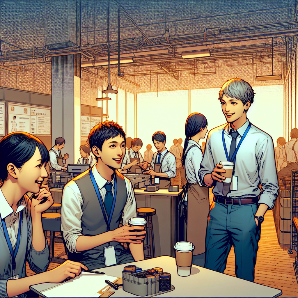 物流センターで働くドライバーたちの様子