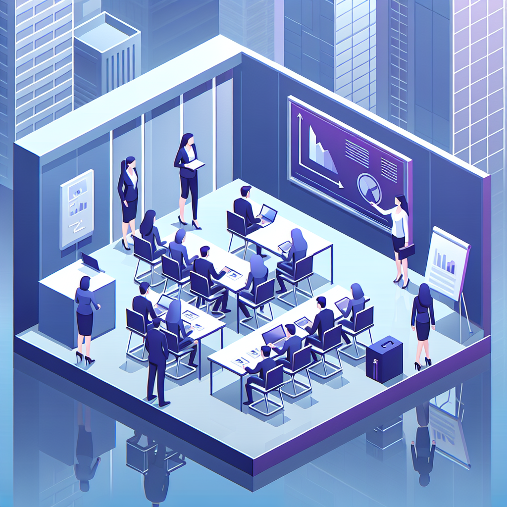 職員が研修を受ける様子