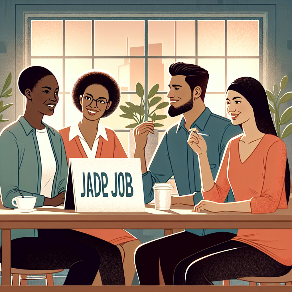 求人広告を作成するシーン