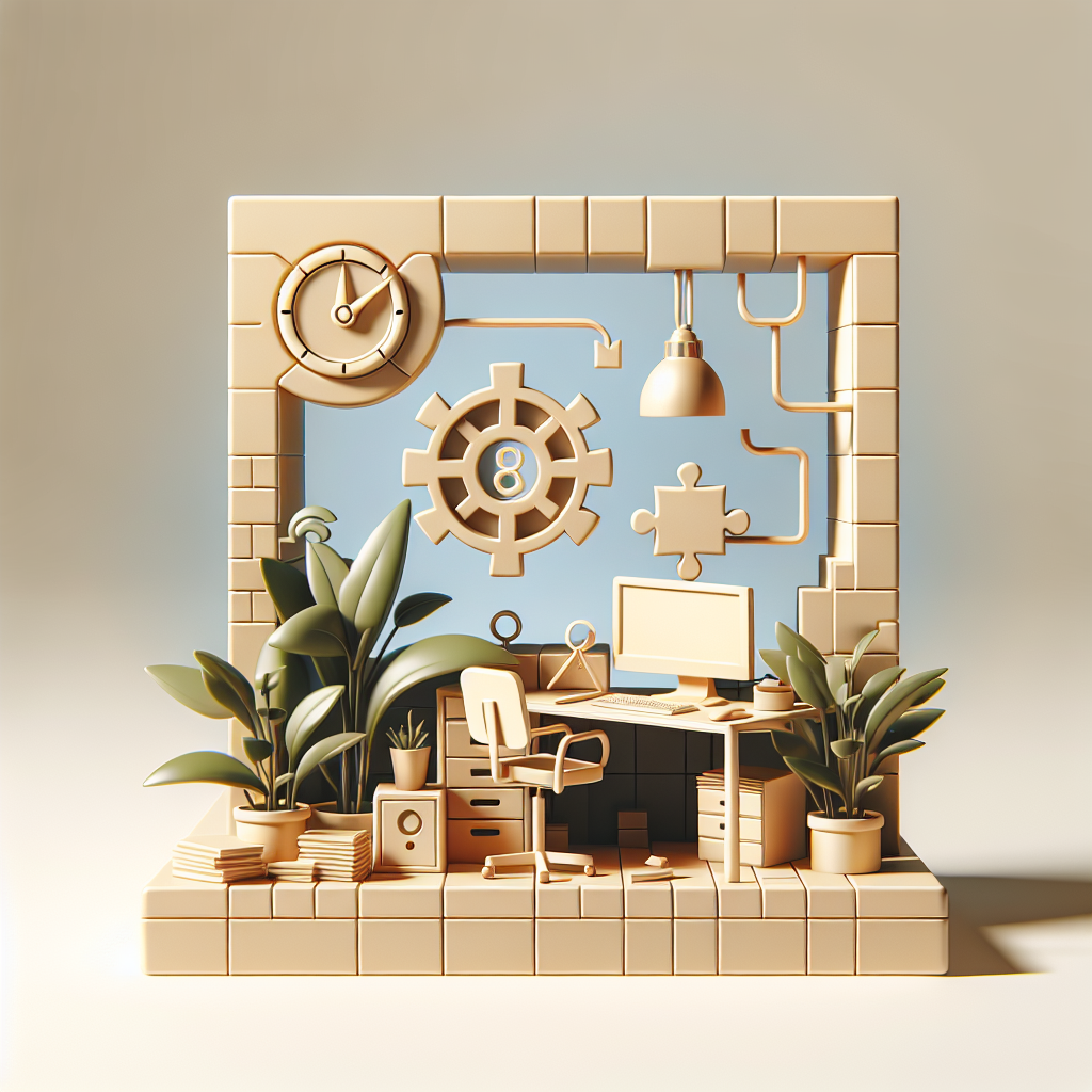 Instagramの投稿例として職場の風景写真