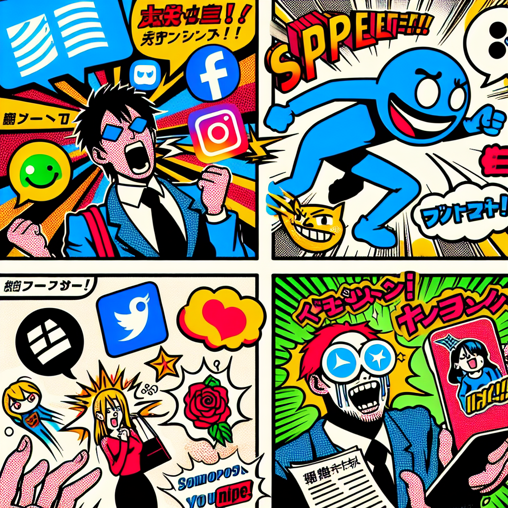 各SNSプラットフォームのロゴと代表的な投稿例