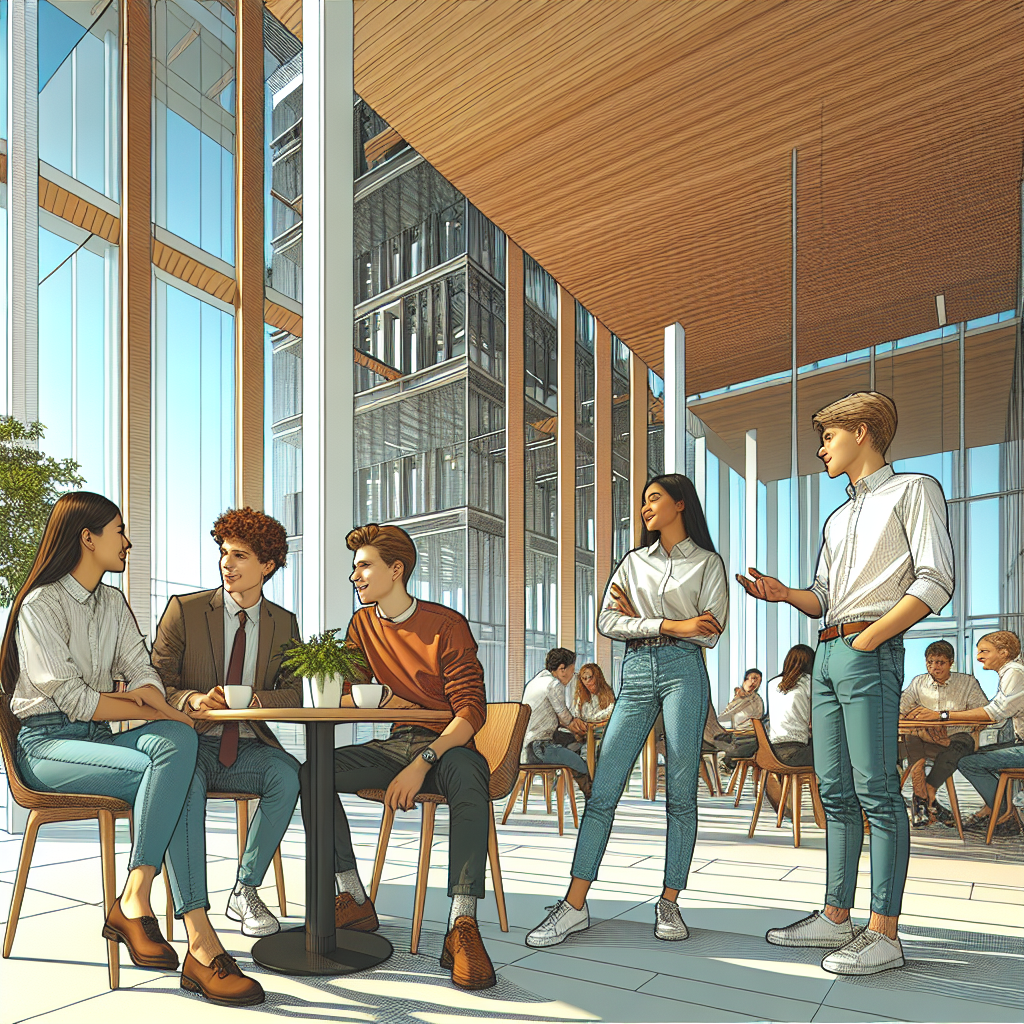 建設現場で働く若手社員の写真