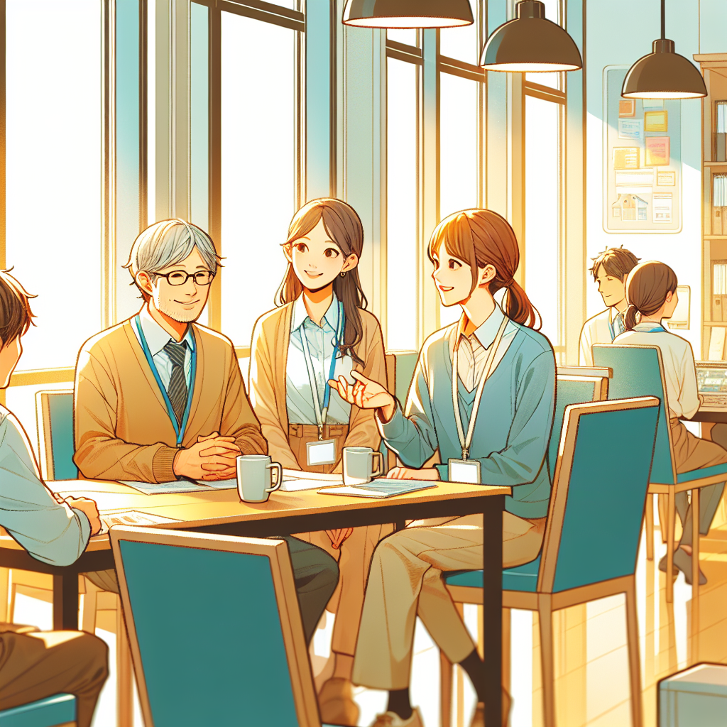 研修を受ける介護スタッフのイメージ