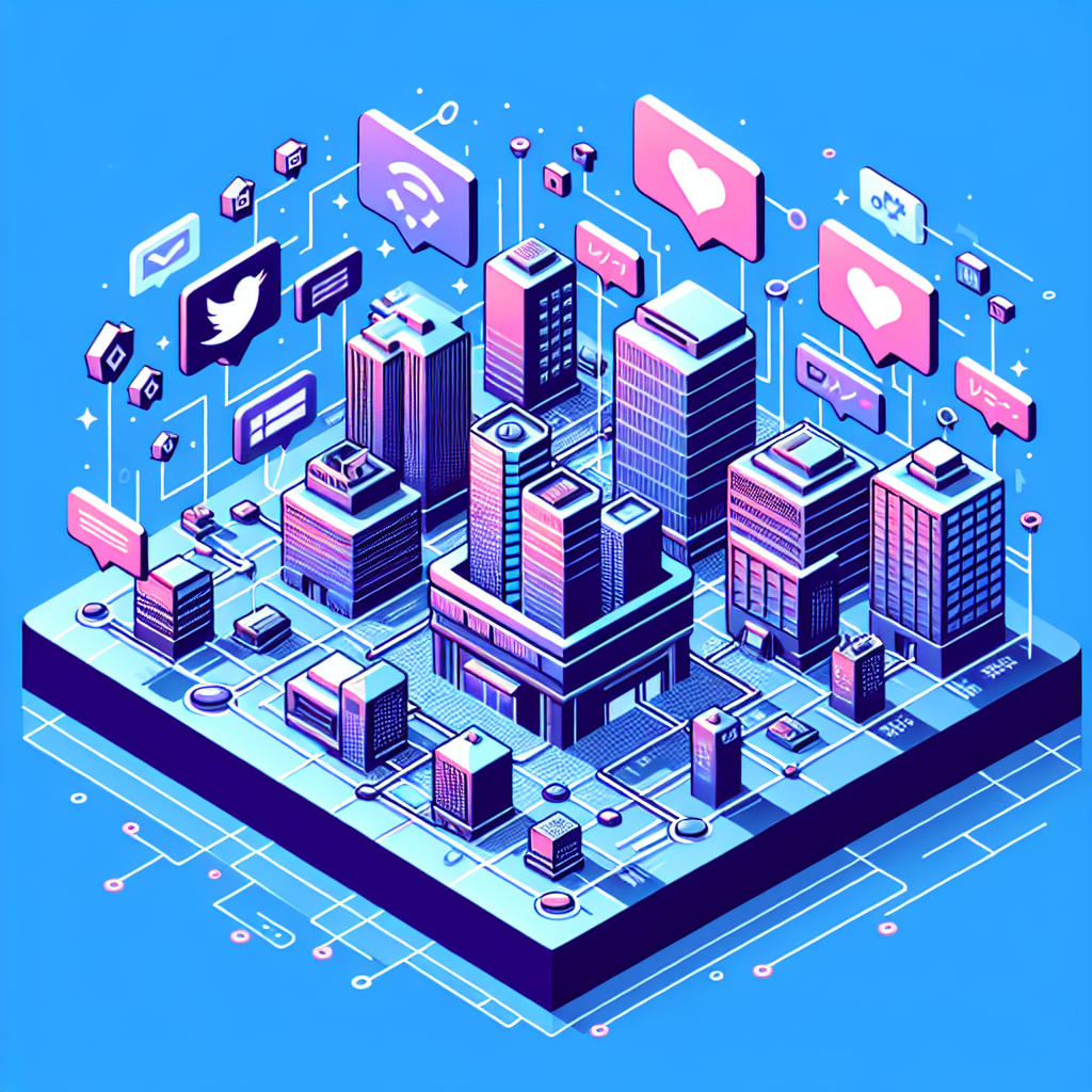 SNSを活用した企業の成功事例のビジュアル