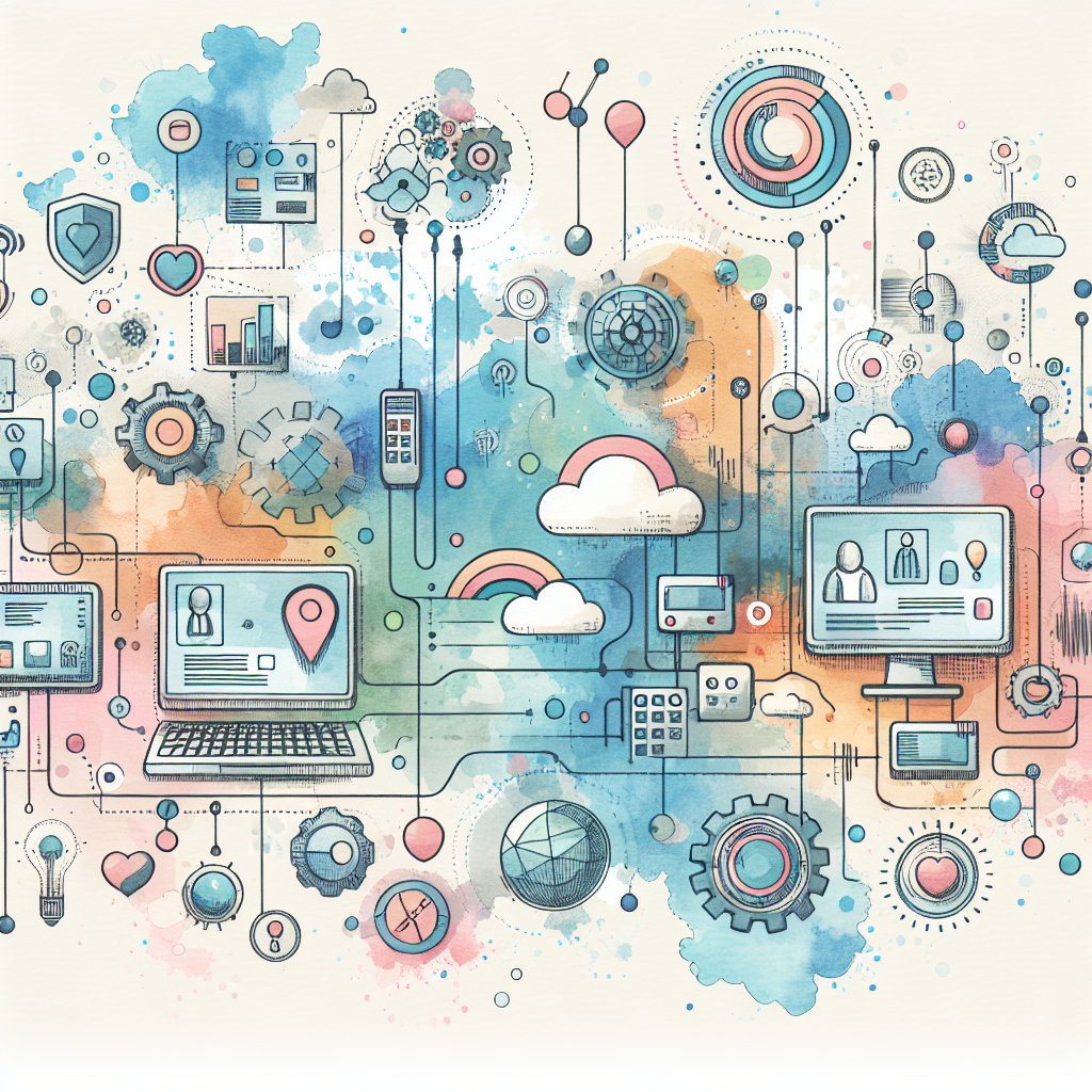介護施設でICTを活用してシフト管理を行う様子
