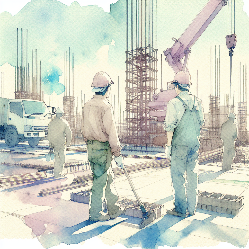建設現場で働く労働者のイメージ