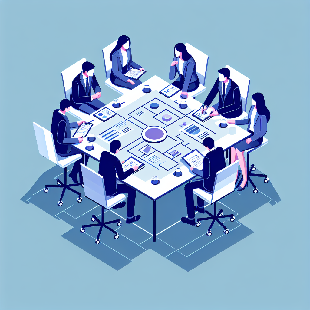 社内ミーティングでのディスカッションの様子