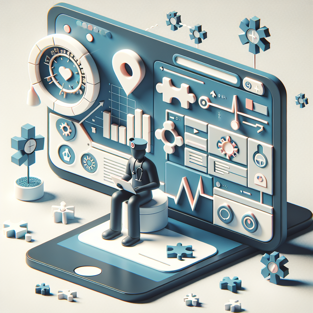 モバイルデバイスで採用サイトを閲覧する看護師のイメージ